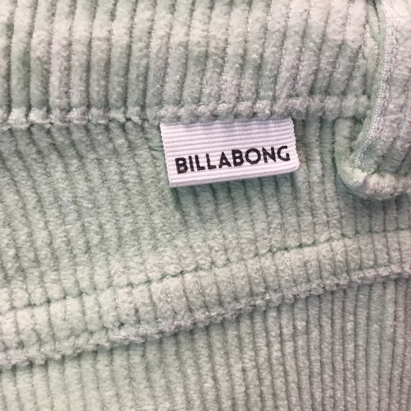 Billabong x The Salty Blond Chill Out Green Corduroy High Rise Pants Size 25 - Picture 7 of 10
